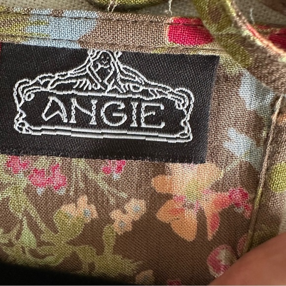 Angie Womens Ditsy Floral Romper Sz L Boho Fairy Grunge Festival Whimsical Gypsy - Picture 12 of 15